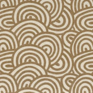 brown misc embroideried fabric from Camengo