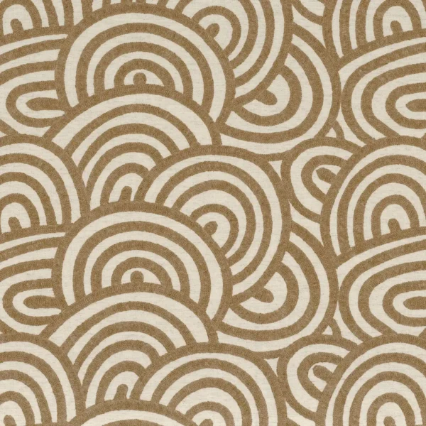 Geode Fabric - Ocre by brown misc embroideried fabric from Camengo