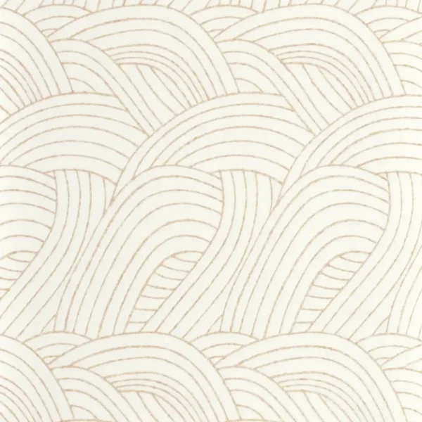Limpide Fabric - Lin by neutral misc embroideried fabric from Camengo