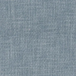 blue plain woven fabric from Casamance