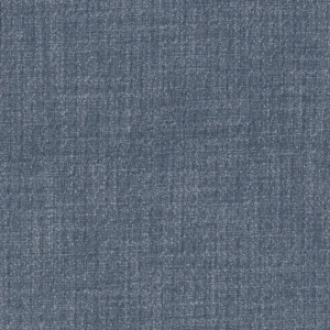 blue plain woven fabric from Casamance