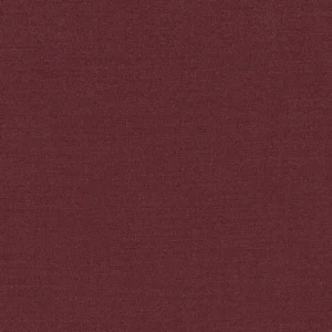 red plain woven fabric from Casamance
