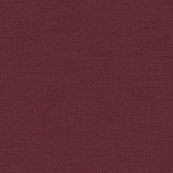 Dune Fabric - Grenat by red plain woven fabric from Casamance