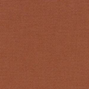 orange plain woven fabric from Casamance