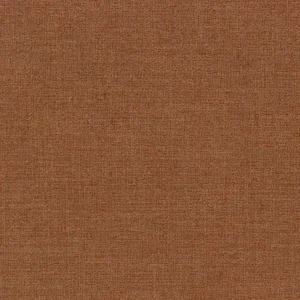 orange plain woven fabric from Casamance