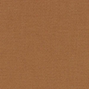 orange plain woven fabric from Casamance