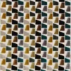 multicolour geometric velvet-chenille fabric from Casamance