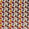 multicolour geometric velvet-chenille fabric from Casamance