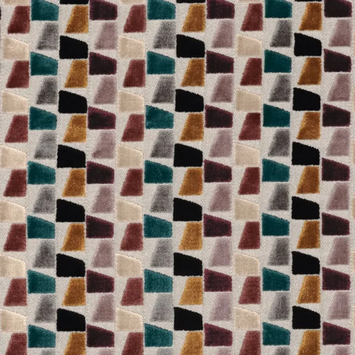 Paddington Fabric - Parme Multico swatch