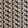 black-grey geometric velvet-chenille fabric from Casamance