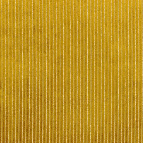 Tamise Fabric - Moutarde by yellow striped velvet-chenille fabric from Casamance