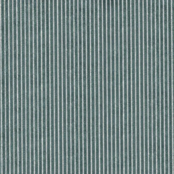 Tamise Fabric - Celadon by green striped velvet-chenille fabric from Casamance