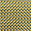 blue geometric velvet-chenille fabric from Casamance