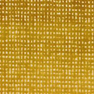 yellow geometric velvet-chenille fabric from Casamance