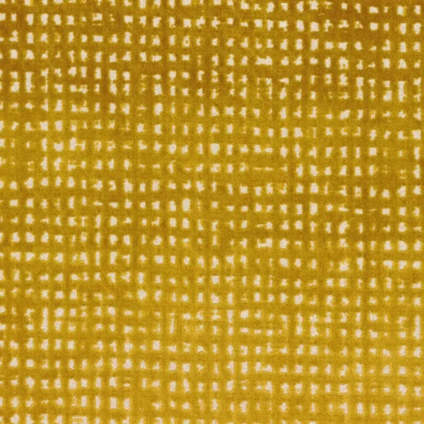 yellow geometric velvet-chenille fabric from Casamance