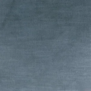 blue plain velvet-chenille fabric from Casamance