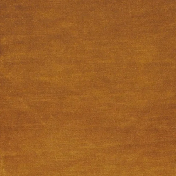orange plain velvet-chenille fabric from Casamance