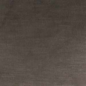 black-grey plain velvet-chenille fabric from Casamance