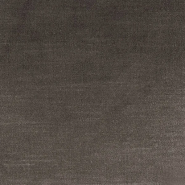 Oscar Fabric - Taupe by black-grey plain velvet-chenille fabric from Casamance