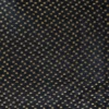 black-grey geometric embroideried fabric from Casamance