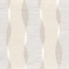 white geometric voile-sheer fabric from Casamance