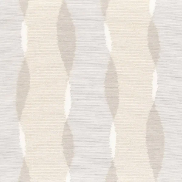 Courtisane Fabric - Acier by white geometric voile-sheer fabric from Casamance