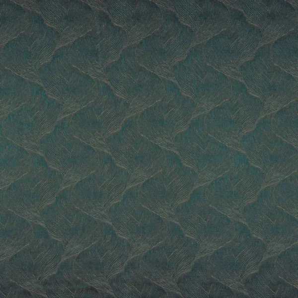 Betta Fabric - Topaze by blue spotted jacquard fabric from Casamance