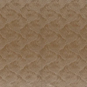 brown spotted jacquard fabric from Casamance