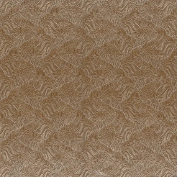 brown spotted jacquard fabric from Casamance