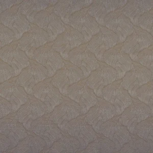 brown spotted jacquard fabric from Casamance