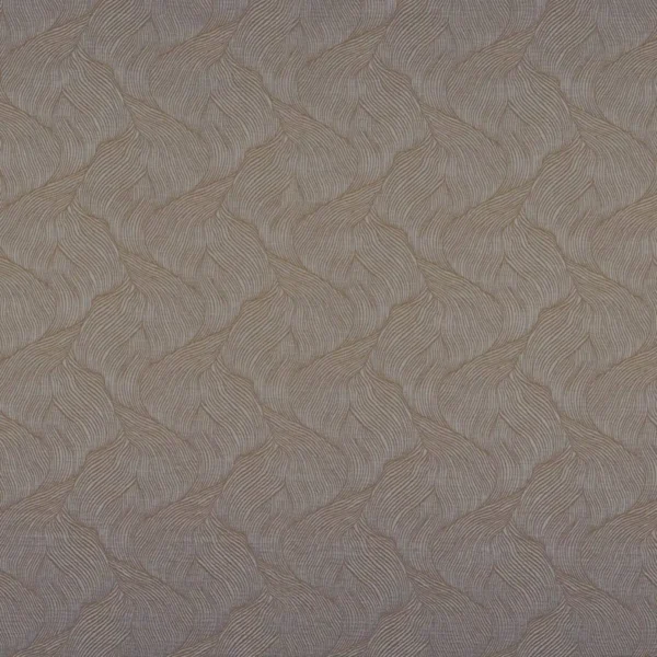 brown spotted jacquard fabric from Casamance