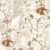neutral botanical linen fabric from Casamance