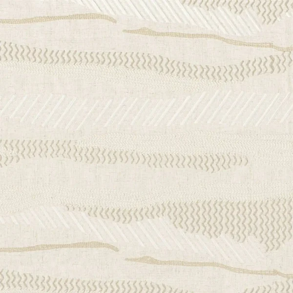 Aso Fabric - Naturel by neutral misc embroideried fabric from Casamance