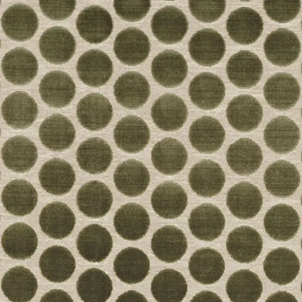Fifties Fabric - Kaki by green spotted misc fabric from Casamance