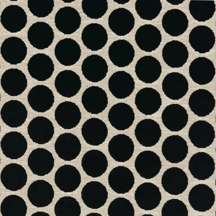 Fifties Fabric - Noir De Lune swatch