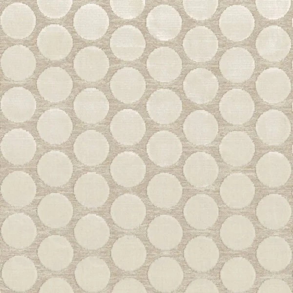 Fifties Fabric - Neige Poudree by white spotted misc fabric from Casamance