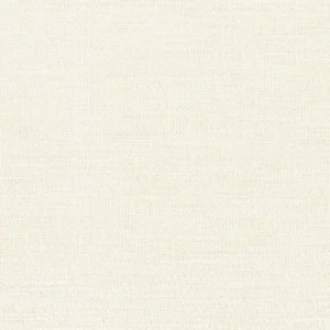 white plain woven fabric from Casamance