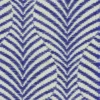 blue geometric woven fabric from Casamance