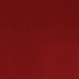 red plain velvet-chenille fabric from Casamance