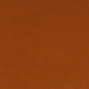orange plain velvet-chenille fabric from Casamance