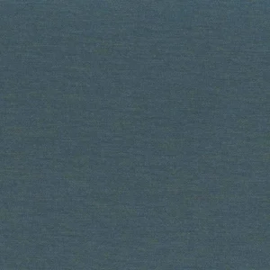 blue plain woven fabric from Casamance
