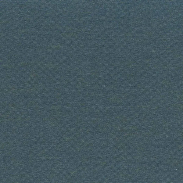 Motu Fabric - Blue Topaz by blue plain woven fabric from Casamance