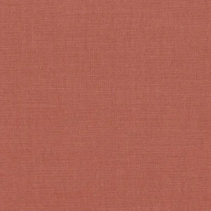 orange plain woven fabric from Casamance