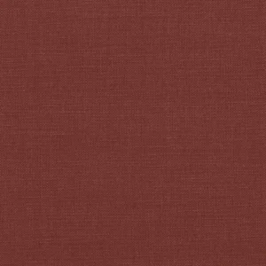 red plain woven fabric from Casamance