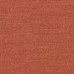 orange plain woven fabric from Casamance