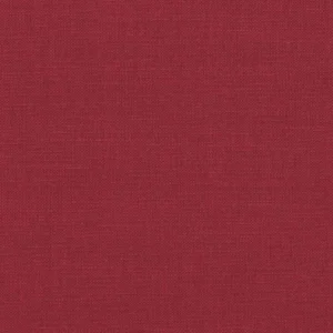 red plain woven fabric from Casamance