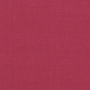 red plain woven fabric from Casamance