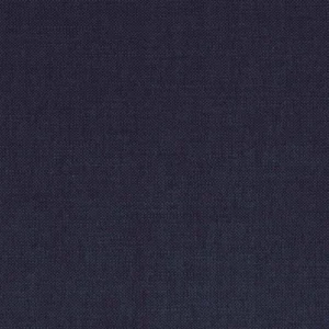 blue plain woven fabric from Casamance