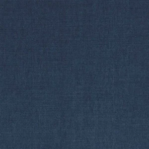 blue plain woven fabric from Casamance
