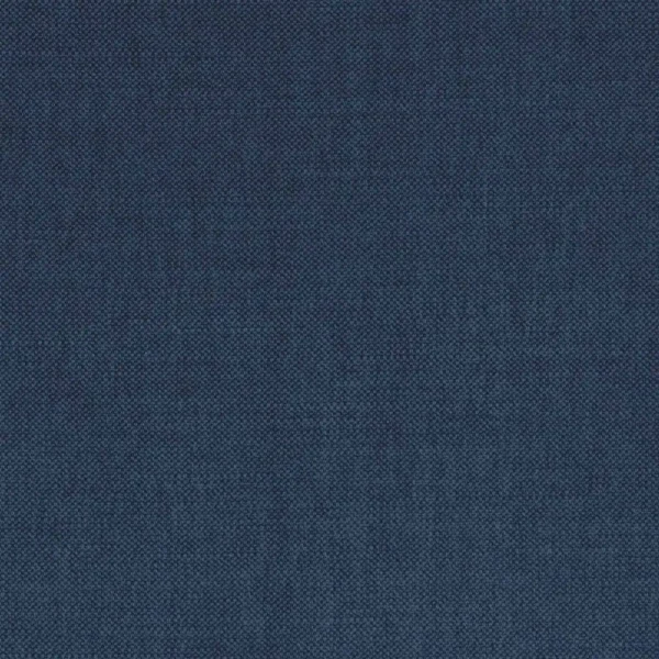 blue plain woven fabric from Casamance
